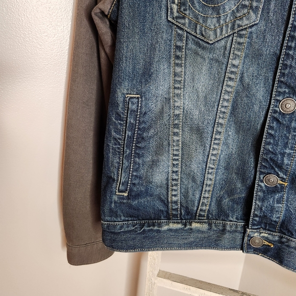 True Religion Denim Jacket men's XXL Jimmy Jacket venice nights - Picture 11 of 12